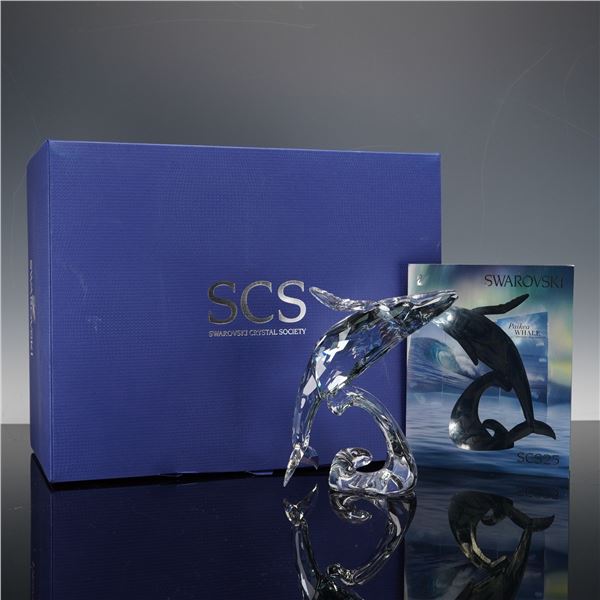 Swarovski Annual Edition Crystal Figurine, Paikea Humpback Whale