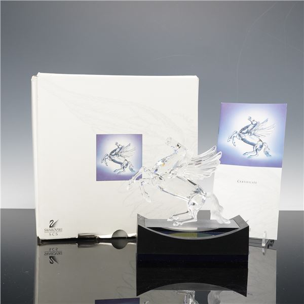 Swarovski Crystal Figurine and Base, Pegasus