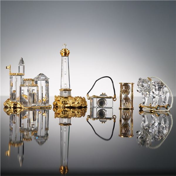 5pc Swarovski Crystal Memories Figurines