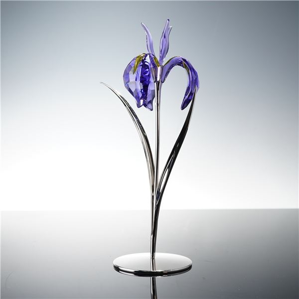Swarovski Paradise Flowers Crystal Figurine, Damoboa Blue Violet