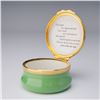 Image 2 : Halcyon Days Enamel Box, Ireland Poem by John Locke
