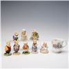 Image 1 : 9pc Royal Doulton Beatrix Potter Figurines and Mug