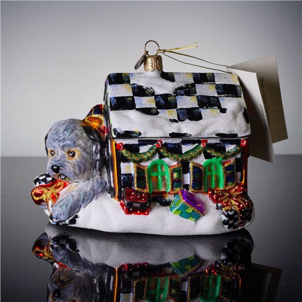 Mackenzie Childs Tree Ornament, Home Sweet Home