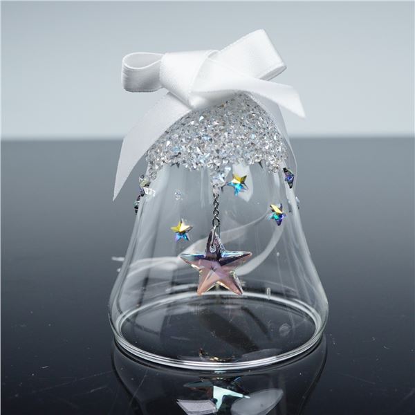 Swarovski Crystal Bell Ornament, Small Bell Star