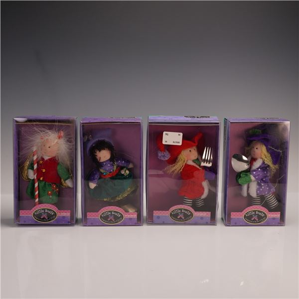 4pc Kurt S. Adler Little Souls Christmas Ornaments