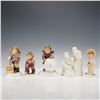 Image 1 : 5pc Goebel Hummel Porcelain Holiday and Winter Figurines