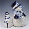 Image 2 : 2pc The Potting Shed Deham Pottery Snowman Figurines