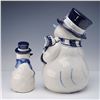 Image 3 : 2pc The Potting Shed Deham Pottery Snowman Figurines
