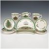 Image 1 : 16pc Spode Earthenware Tableware Ensemble, Christmas Tree