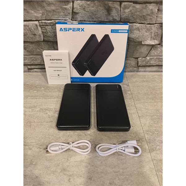 2 Pack Power Banks 10000mAh