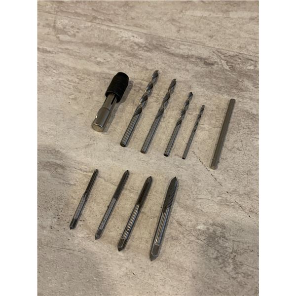 9 Pcs Adjustable T-Handle Tap Wrench And Drill Set - M3 M4 M5 M6