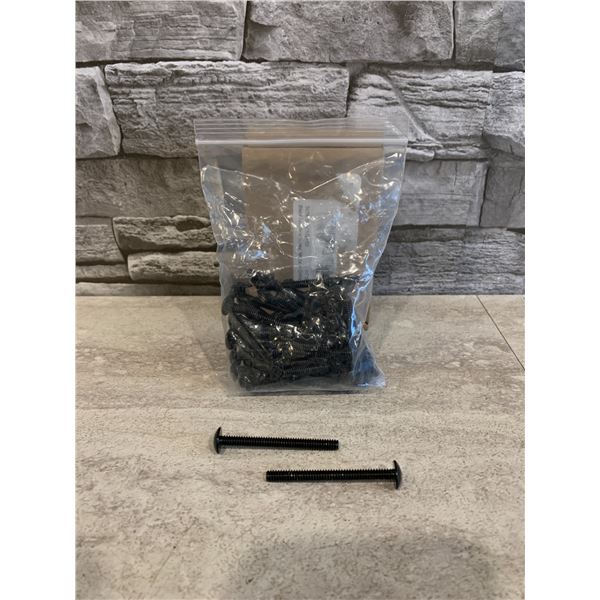 Black Machine Screws