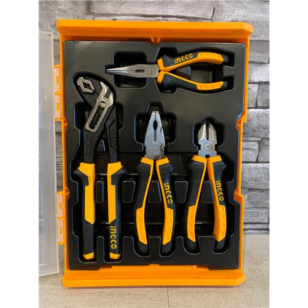 INGCO Pliers Set w Tool Box - Box Damage