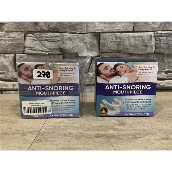 2 Packs of Anti-Snoring Mouthpieces