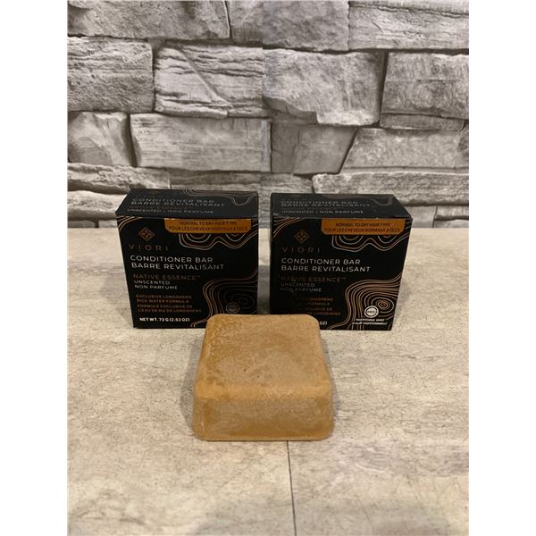 Lot of 2 Viori Unscented Native Essence Conditioner Bar