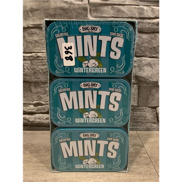 6 Count - Big Sky Sugarfree Mints - Wintergreen Flavour