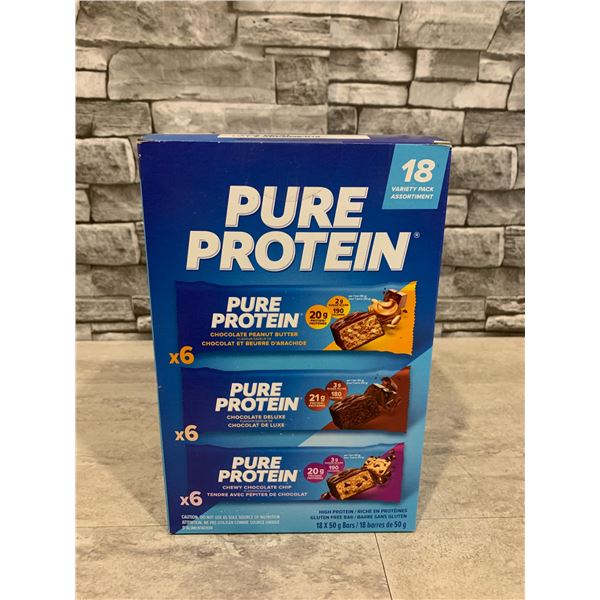 18 Variety Pack - Pure Protein Gluten Free Bars
