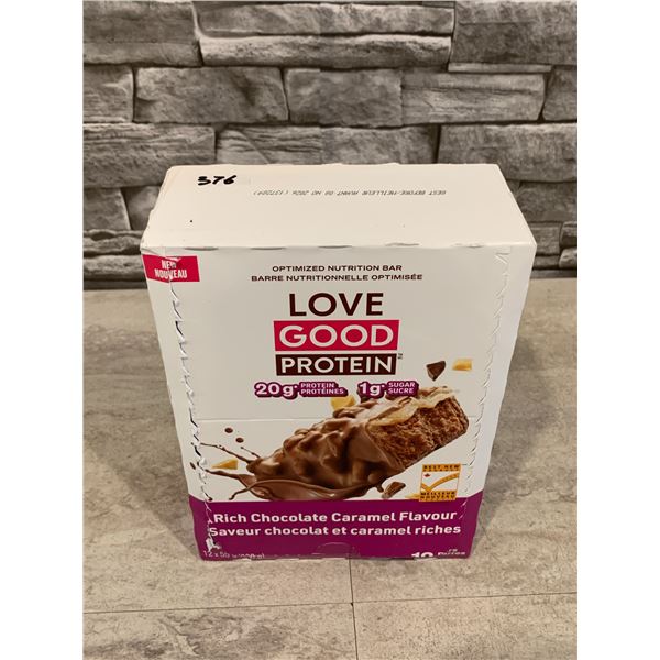 12 Bars - Love Good Protein - Optimized Nutrition Bar - Chocolate Caramel Flavour