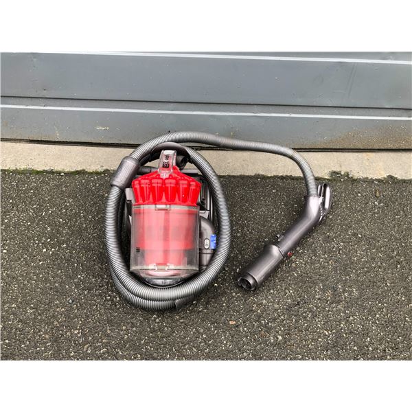 Red Dyson DC32 Canister Vacuum