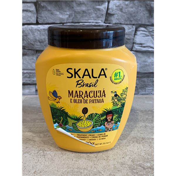 SKALA Brasil Hair Care Cream - Maracuja Passion Fruit & Patua Oil 2-in-1 Treatment Cream (35.2oz)