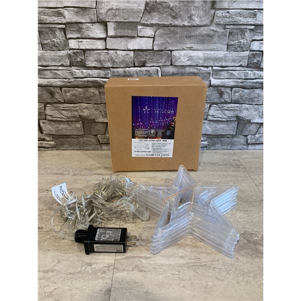 LED  10 Star Curtain Lights RGB