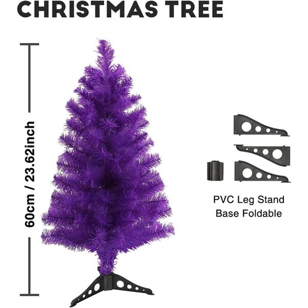 Christmas Tree 3 Foot Purple