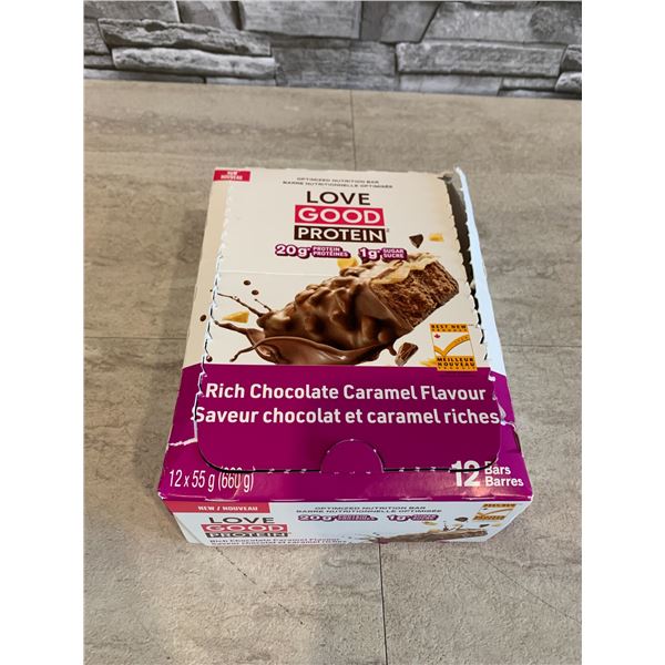 Love Good Protein Rich Chocolate Caramel Flavour Bars 12 Bars