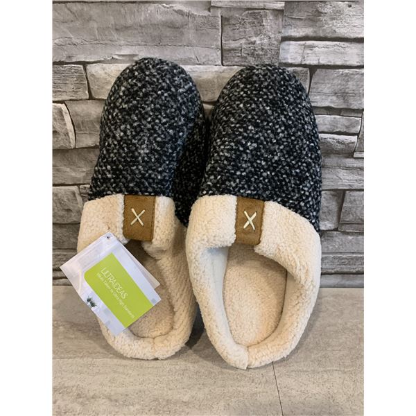Womens Cozy Memory Foam Slippers Fuzzy Wool XL