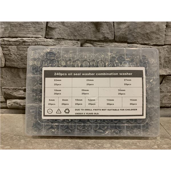 240Pcs Oil Seal Washer Combination Set