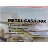 Image 2 : Metal Locking Cash Box - Pink
