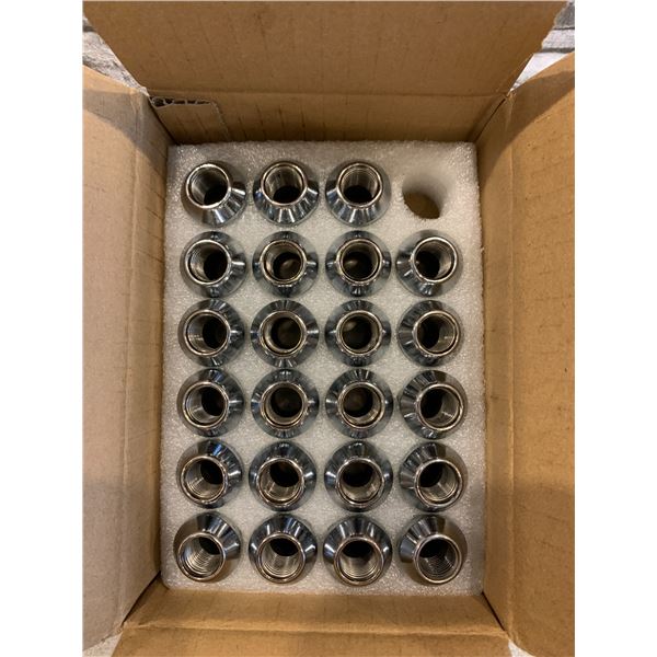 Lug Pack - Bulge Acorn - Chrome Finish - 13/16 - 1/2 - 23 Lugs