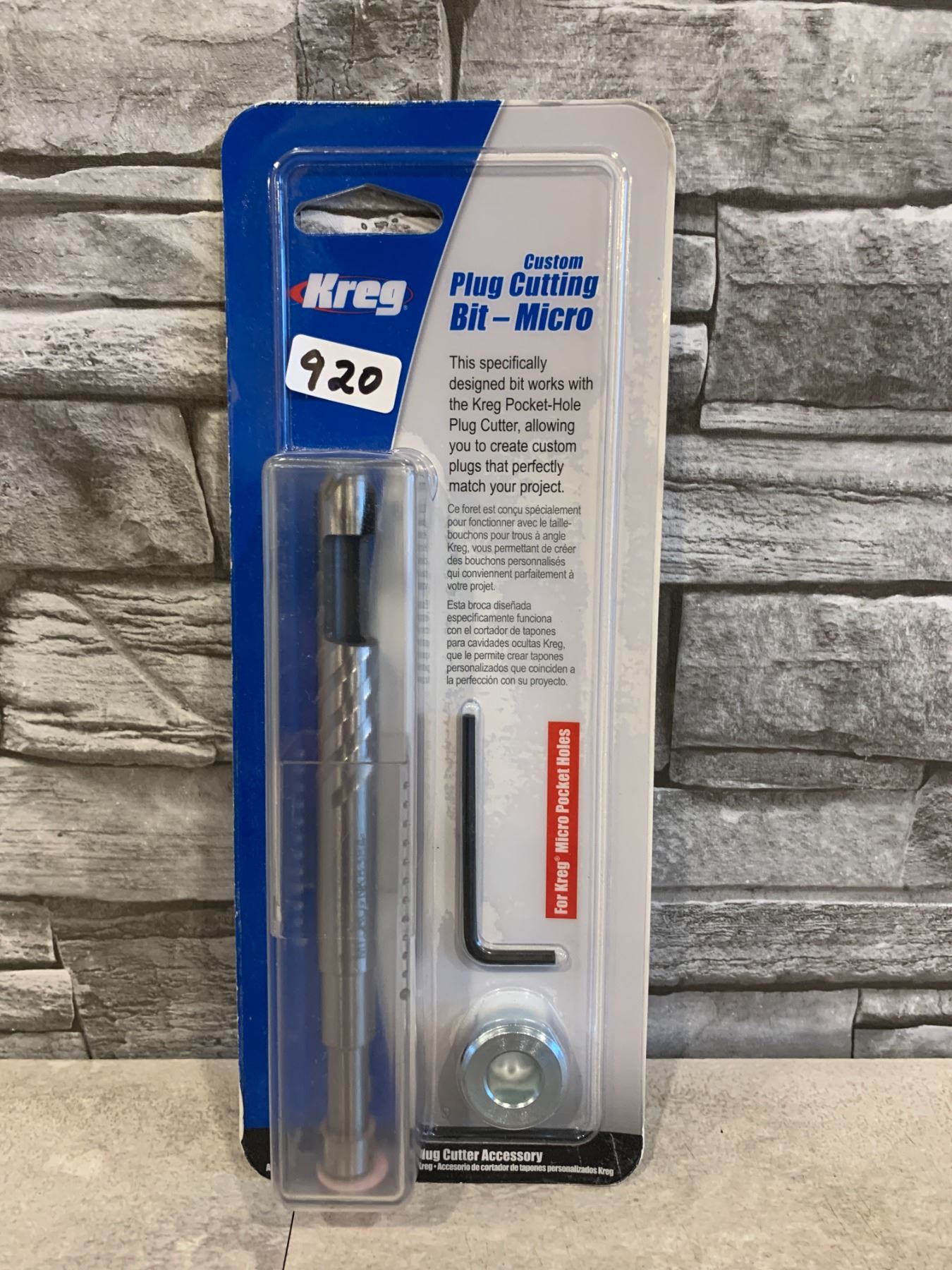Kreg Custom Plug Cutting Bit - Micro