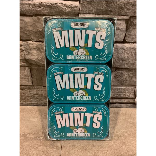 6 Count - Big Sky Sugarfree Mints - Wintergreen Flavour