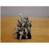 Image 3 : Large Silver Colored Coral on Stand 9" x 8"