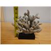 Image 7 : Large Silver Colored Coral on Stand 9" x 8"