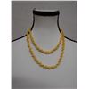 Image 6 : Tahitian Yellow Mongo (?) Shell Lei 38"L