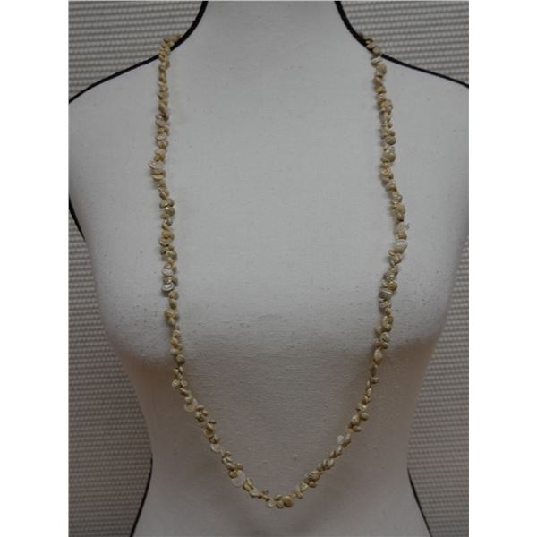 Hawaiian High Luster Sea Snail Shell Lei 36"L