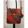 Image 3 : Dooney & Bourke Tartan Cross-Body Bag w/ Shoulder Strap 7" x 8.5"