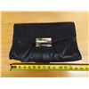 Image 16 : Kooba Black Leather Clutch Bag w/ Magnetic Clasp & Dust Bag 14" x 7"