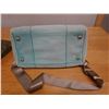 Image 15 : Judith Ripka Blue Handbag w/ Dust Bag 14" x 8" x 8"H