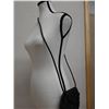 Image 5 : Lauren Merkin Black Leather Snake-Print Cross-Body Bag 9.5" x 6"