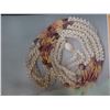 Image 13 : Niihau Triple-Strand Pikake-Style Shell Lei w/ COA 42"L