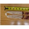 Image 15 : Niihau Triple-Strand Pikake-Style Shell Lei w/ COA 42"L