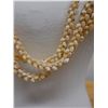 Image 4 : Niihau Triple-Strand Maunaloa Style Shell Lei w/ COA 42"L