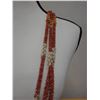 Image 4 : Niihau Triple-Strand Pink PoePoe Shell Lei w/ COA 37"L