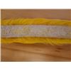 Image 7 : Vintage Rare Domed Ali'I Yellow Feather Lei 25"L (hat not included)