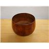 Image 2 : Wooden Calabash Bowl 6" Dia, 5"H
