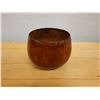 Image 4 : Wooden Calabash Bowl 6" Dia, 5"H