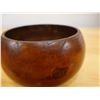 Image 17 : Wooden Calabash Bowl 6" Dia, 4"H