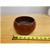 Image 21 : Wooden Calabash Bowl 6" Dia, 4"H